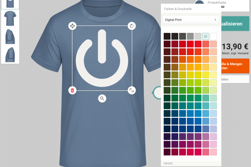 TShirt bedrucken bei SHIRTLE jetzt online ab 2,90€